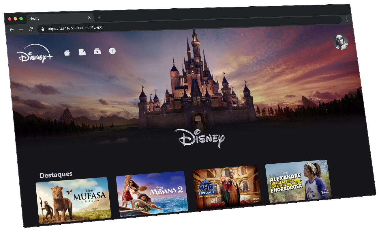 Print website Disney+