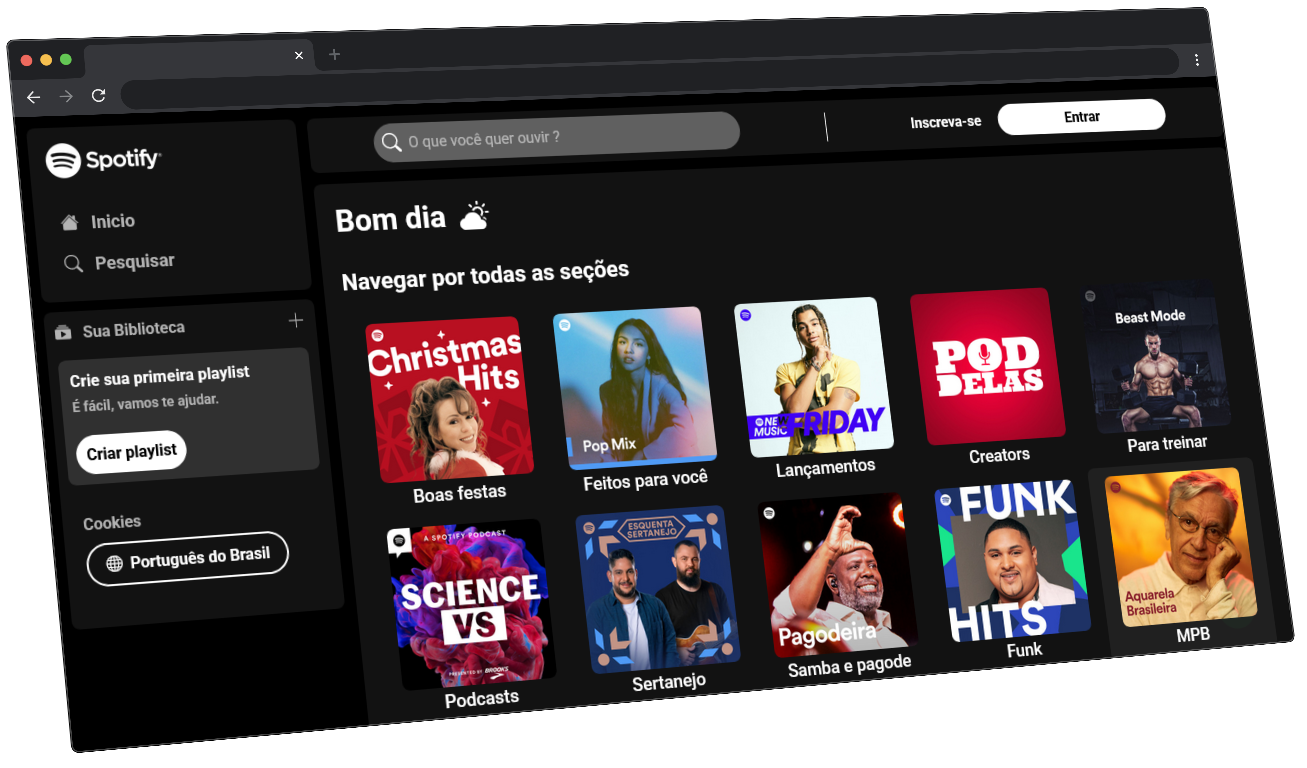 Print website Spotify